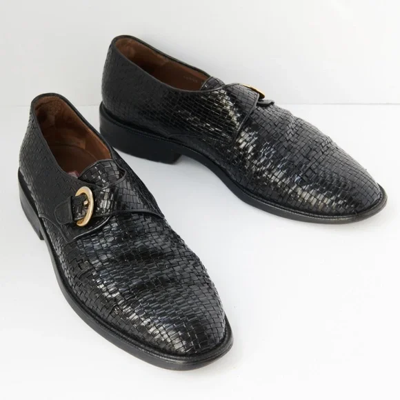80s - SUSAN BENNIS - WARREN EDWARDS - Loafer - Men\'s - 10 - BLK Leather Susan Bennis Warren Edwards Tassel Loafers — F.E. Castleberry main image 4